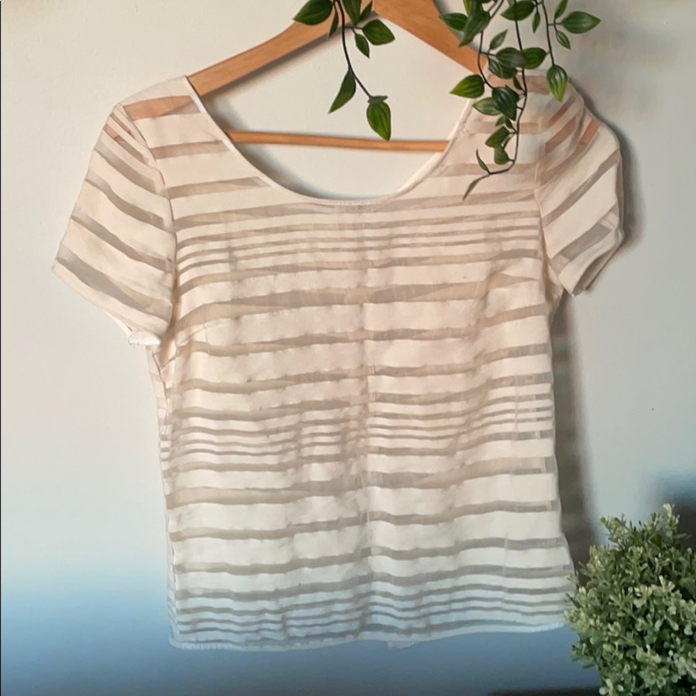 Cream & shear Naf Naf blouse